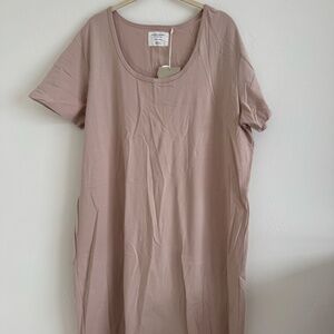 Maman by Petit Lem Maternity Blush Knit Dress